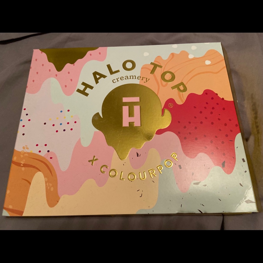 Limited Edition Halo Top x ColourPop eyeshadow kit